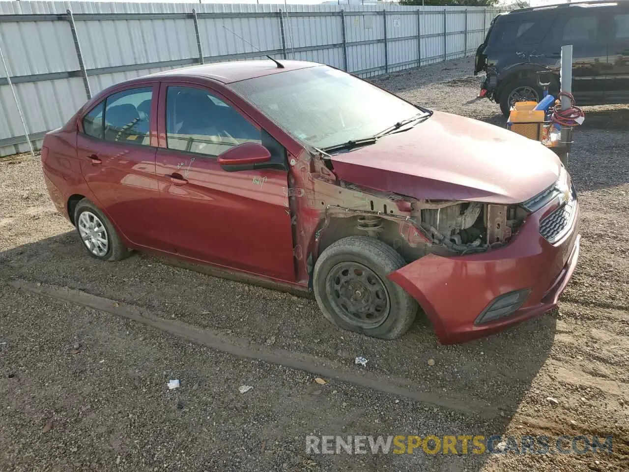 4 fotografías del automóvil dañado LSGHD52H2KD045447 CHEVROLET AVEO 2019