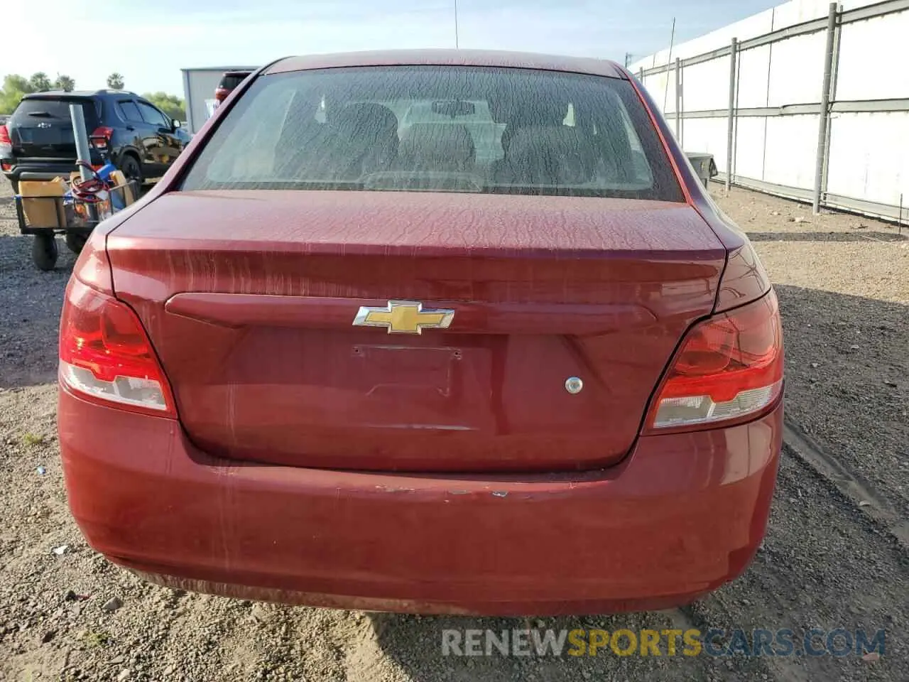 6 fotografías del automóvil dañado LSGHD52H2KD045447 CHEVROLET AVEO 2019