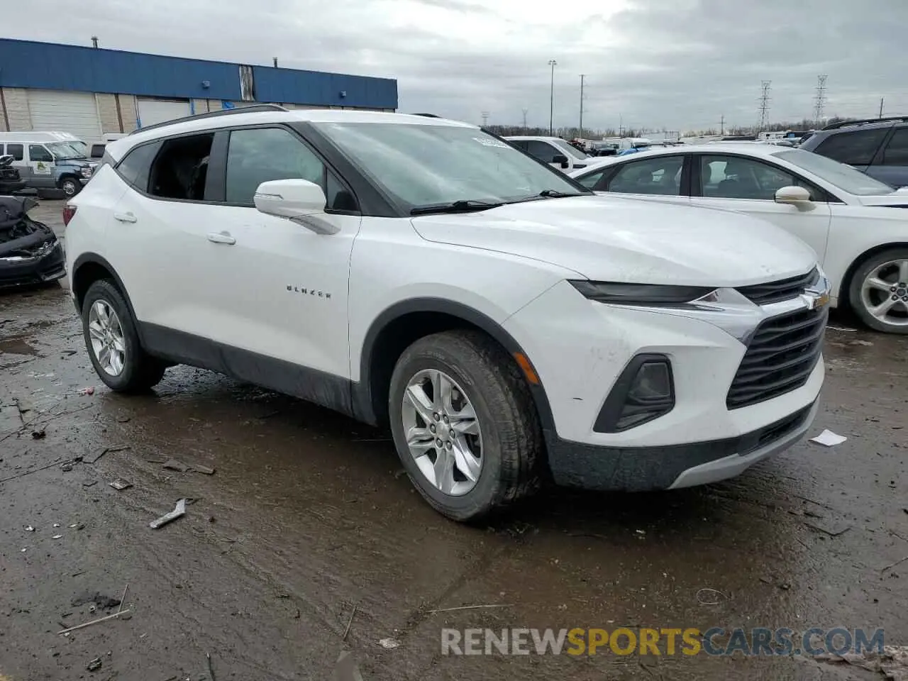 4 fotografías del automóvil dañado 3GNKBBRA4KS686301 CHEVROLET BLAZER 2019