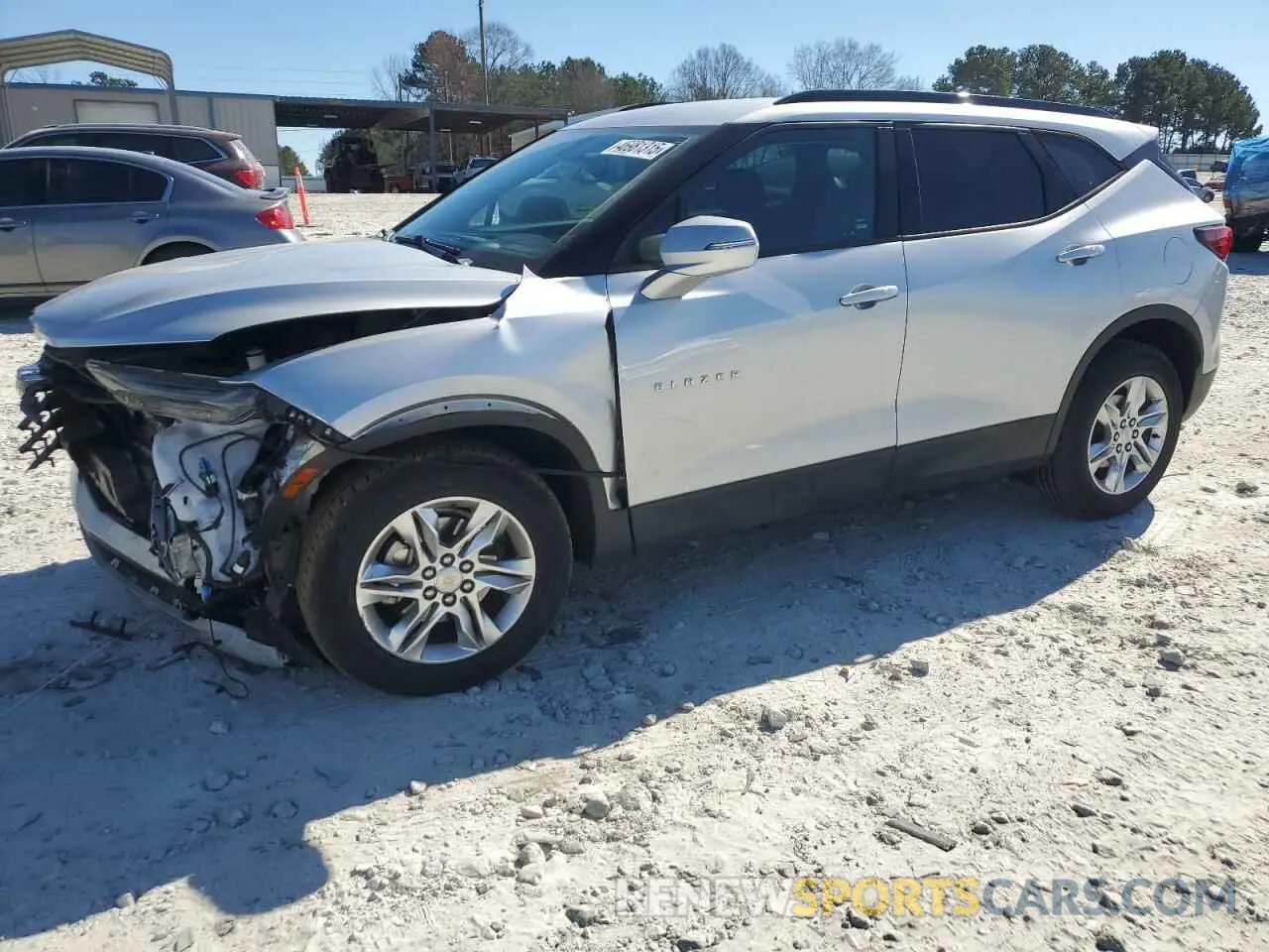 1 fotografías del automóvil dañado 3GNKBBRAXKS700993 CHEVROLET BLAZER 2019