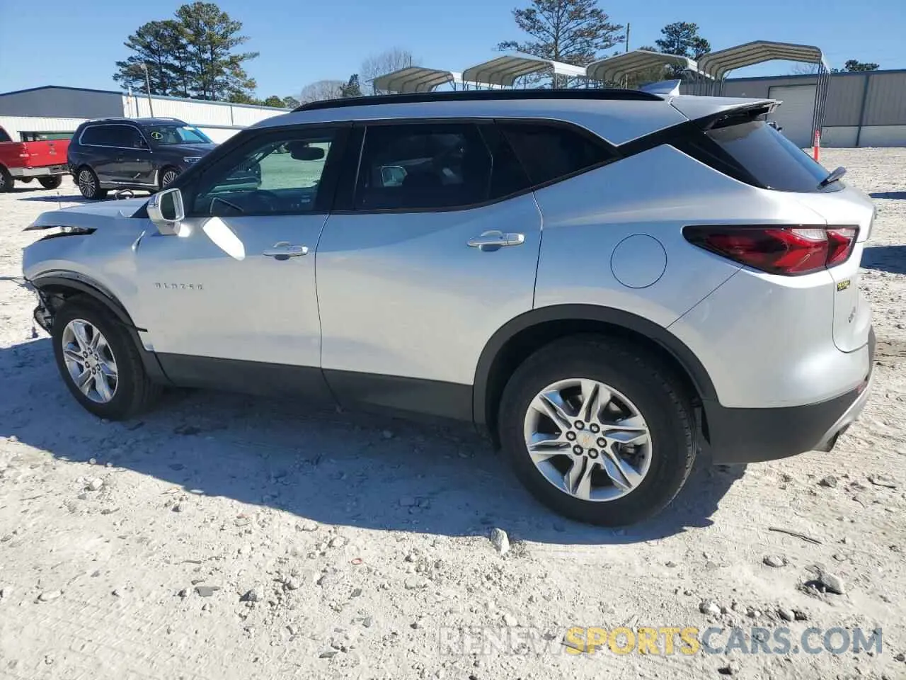 2 fotografías del automóvil dañado 3GNKBBRAXKS700993 CHEVROLET BLAZER 2019