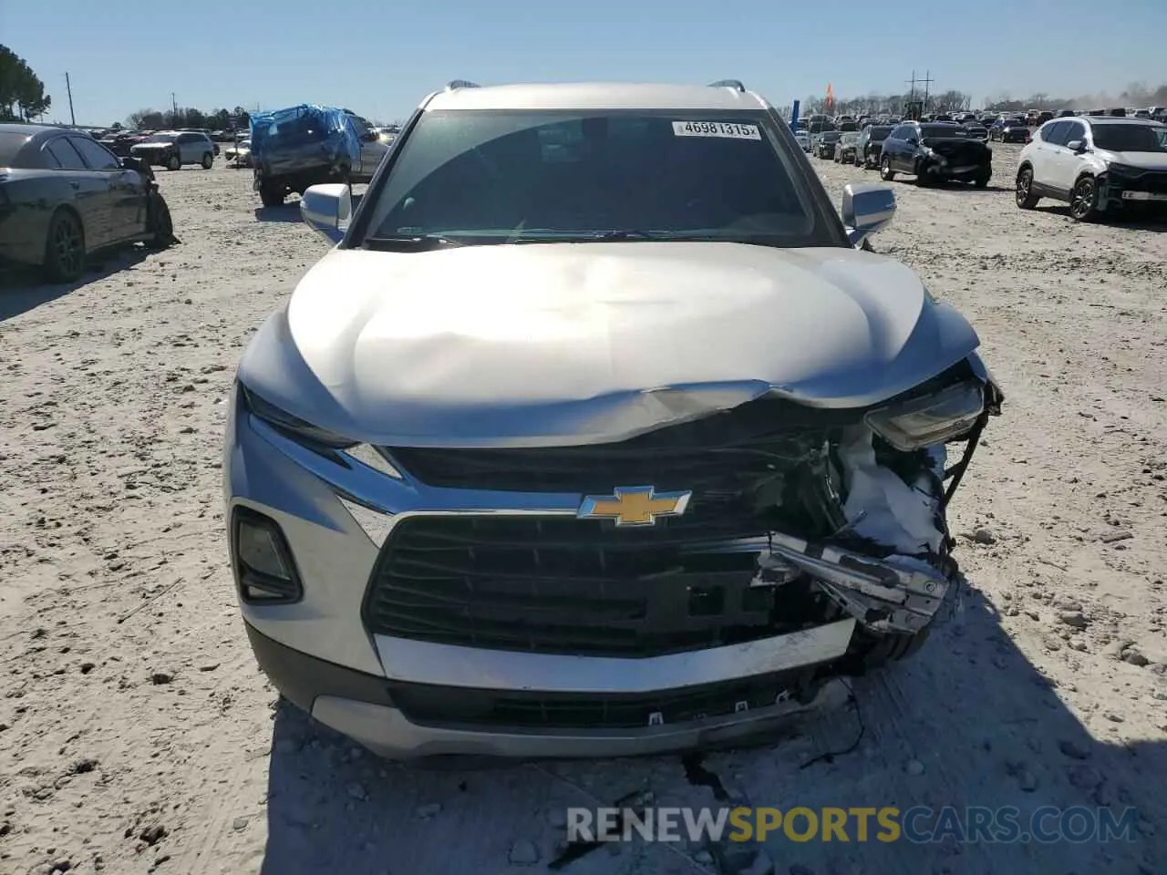 5 fotografías del automóvil dañado 3GNKBBRAXKS700993 CHEVROLET BLAZER 2019