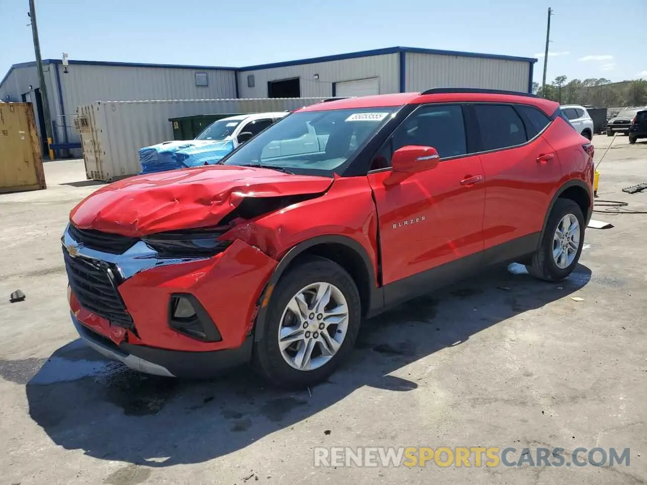 1 fotografías del automóvil dañado 3GNKBCRS7KS693175 CHEVROLET BLAZER 2019