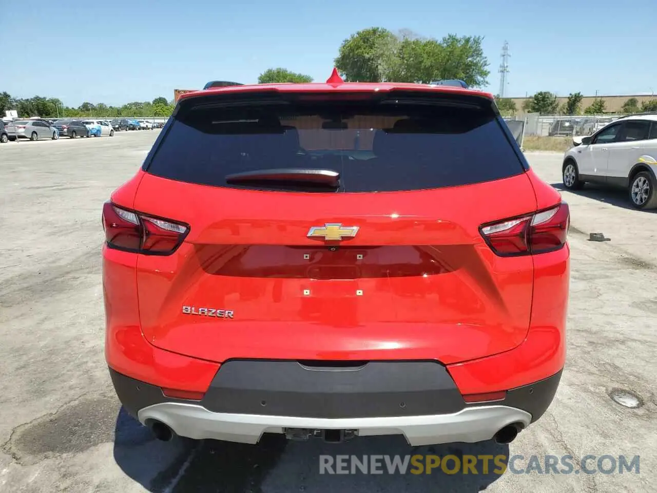 6 fotografías del automóvil dañado 3GNKBCRS7KS693175 CHEVROLET BLAZER 2019