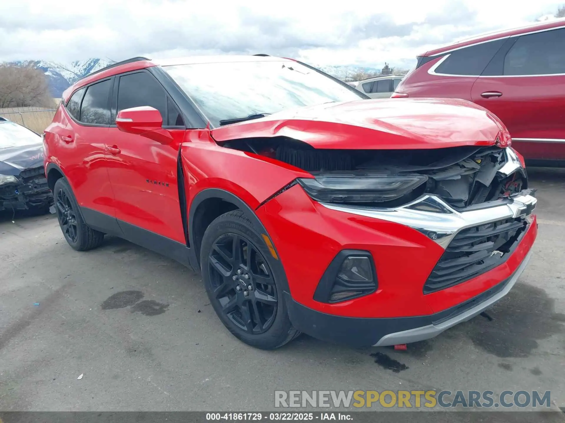 1 fotografías del automóvil dañado 3GNKBCRS8KS696988 CHEVROLET BLAZER 2019