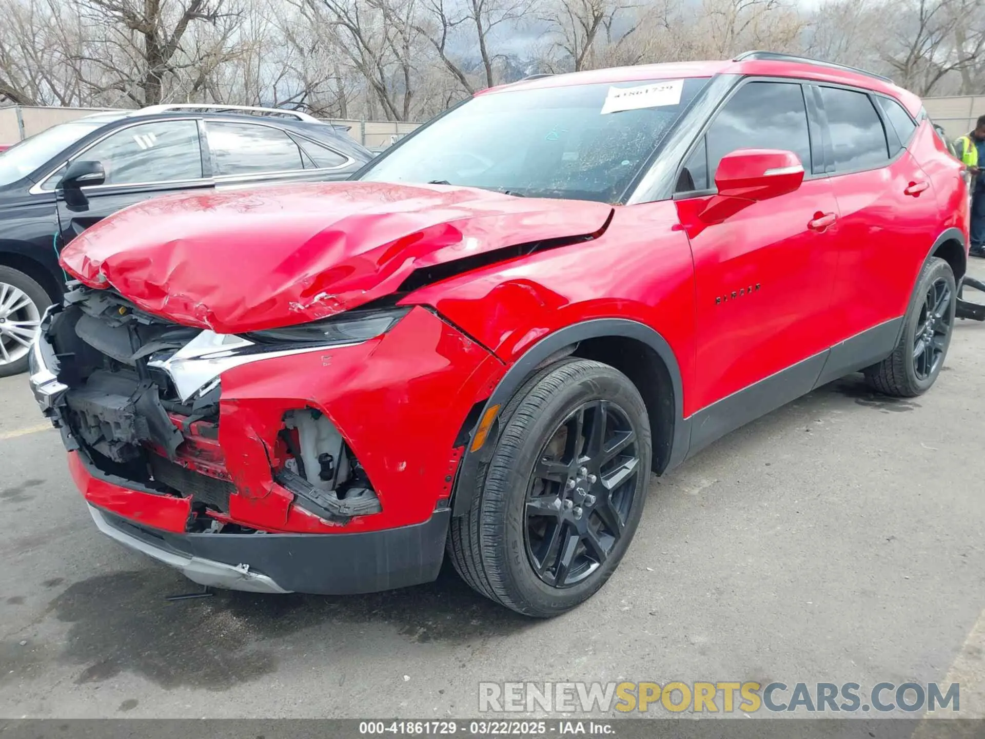 2 fotografías del automóvil dañado 3GNKBCRS8KS696988 CHEVROLET BLAZER 2019