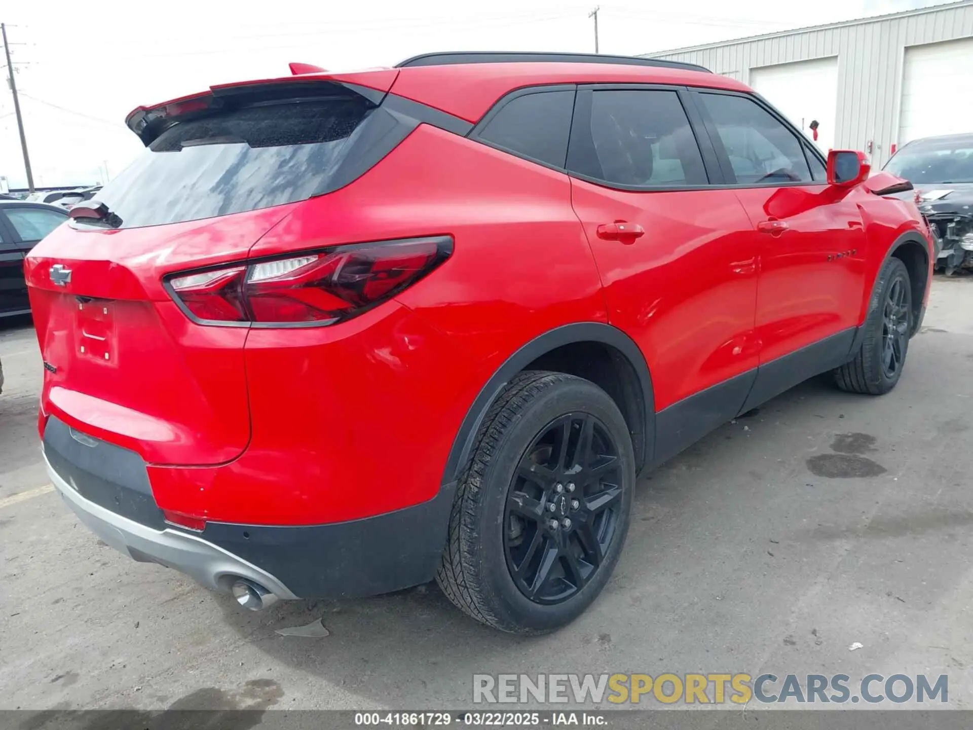 4 fotografías del automóvil dañado 3GNKBCRS8KS696988 CHEVROLET BLAZER 2019