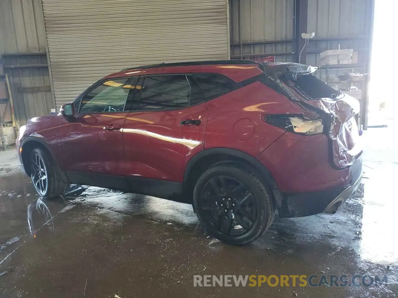2 fotografías del automóvil dañado 3GNKBDRS0KS630814 CHEVROLET BLAZER 2019