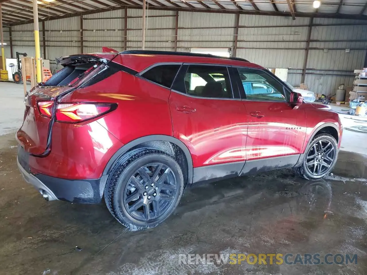 3 fotografías del automóvil dañado 3GNKBDRS0KS630814 CHEVROLET BLAZER 2019