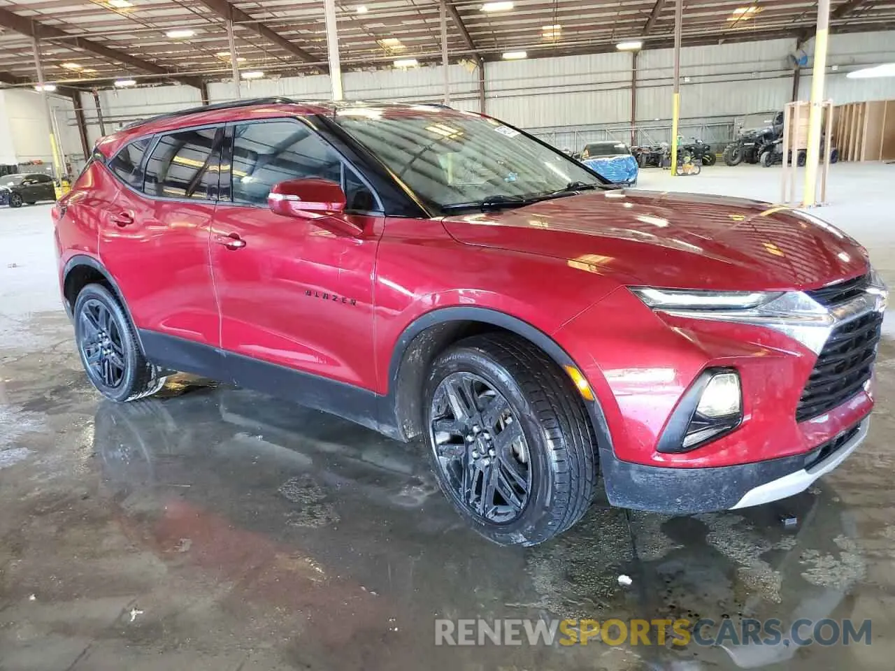 4 fotografías del automóvil dañado 3GNKBDRS0KS630814 CHEVROLET BLAZER 2019