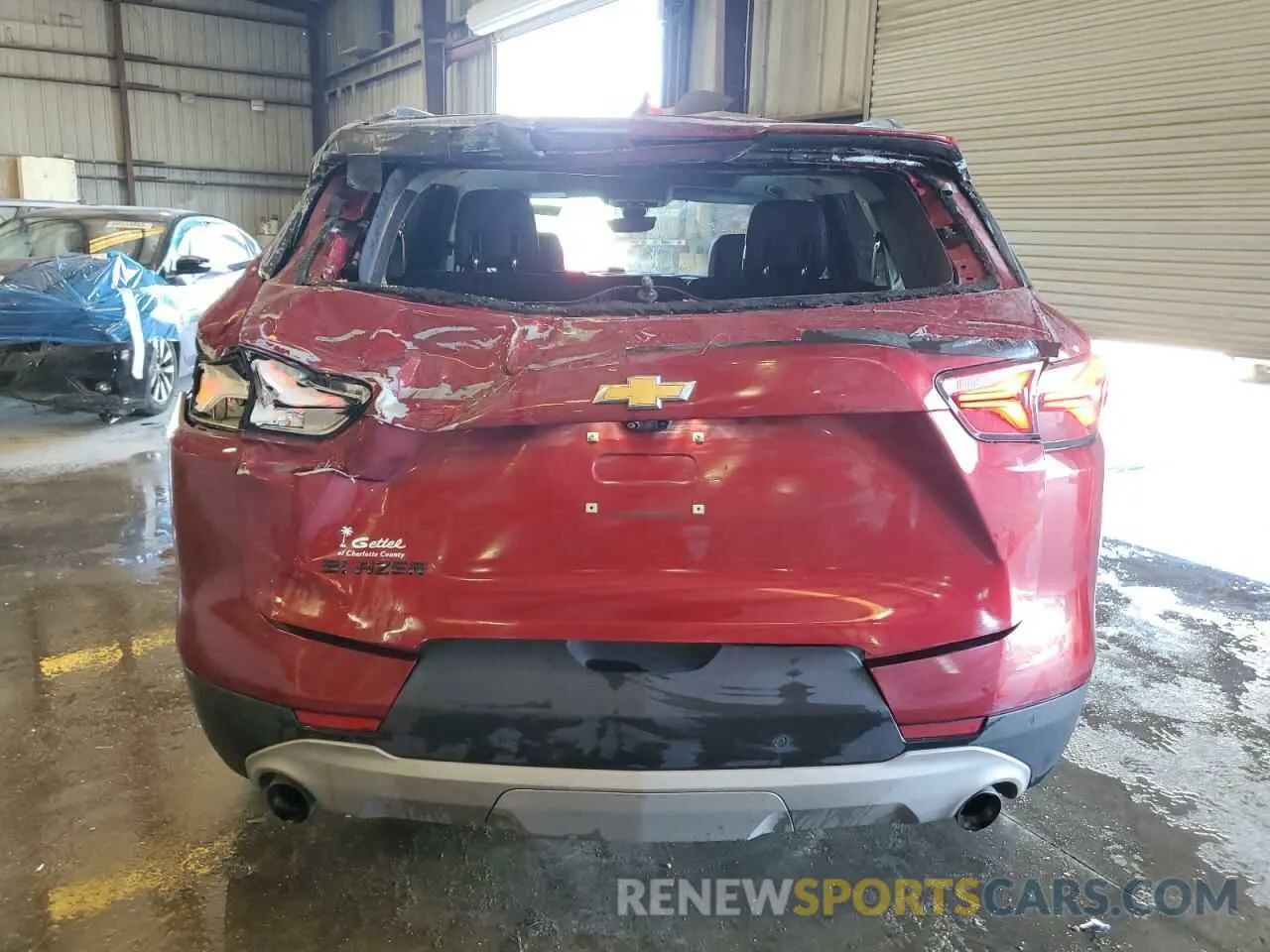 6 fotografías del automóvil dañado 3GNKBDRS0KS630814 CHEVROLET BLAZER 2019
