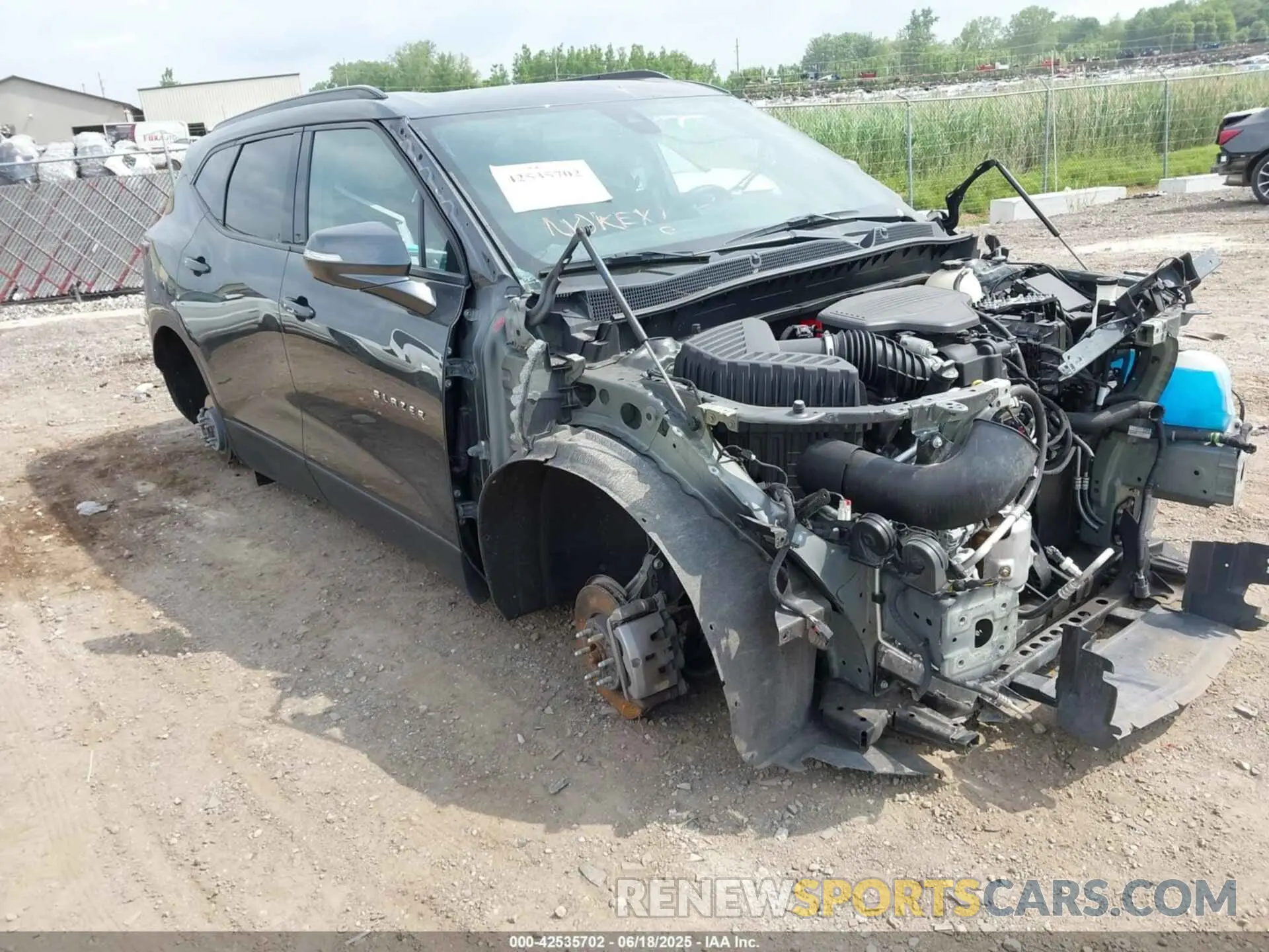 1 fotografías del automóvil dañado 3GNKBDRS0KS677437 CHEVROLET BLAZER 2019