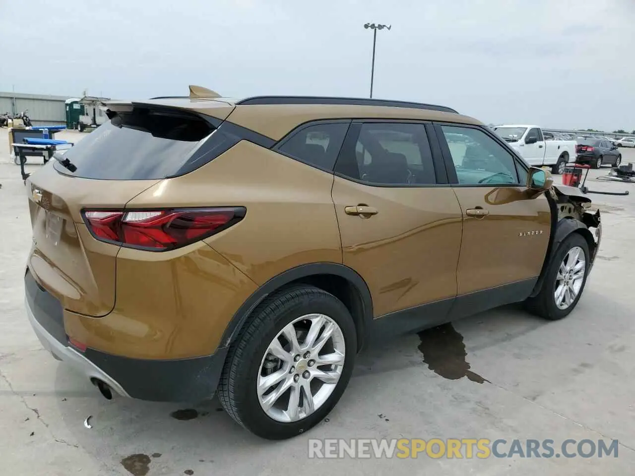 3 fotografías del automóvil dañado 3GNKBDRS7KS608714 CHEVROLET BLAZER 2019