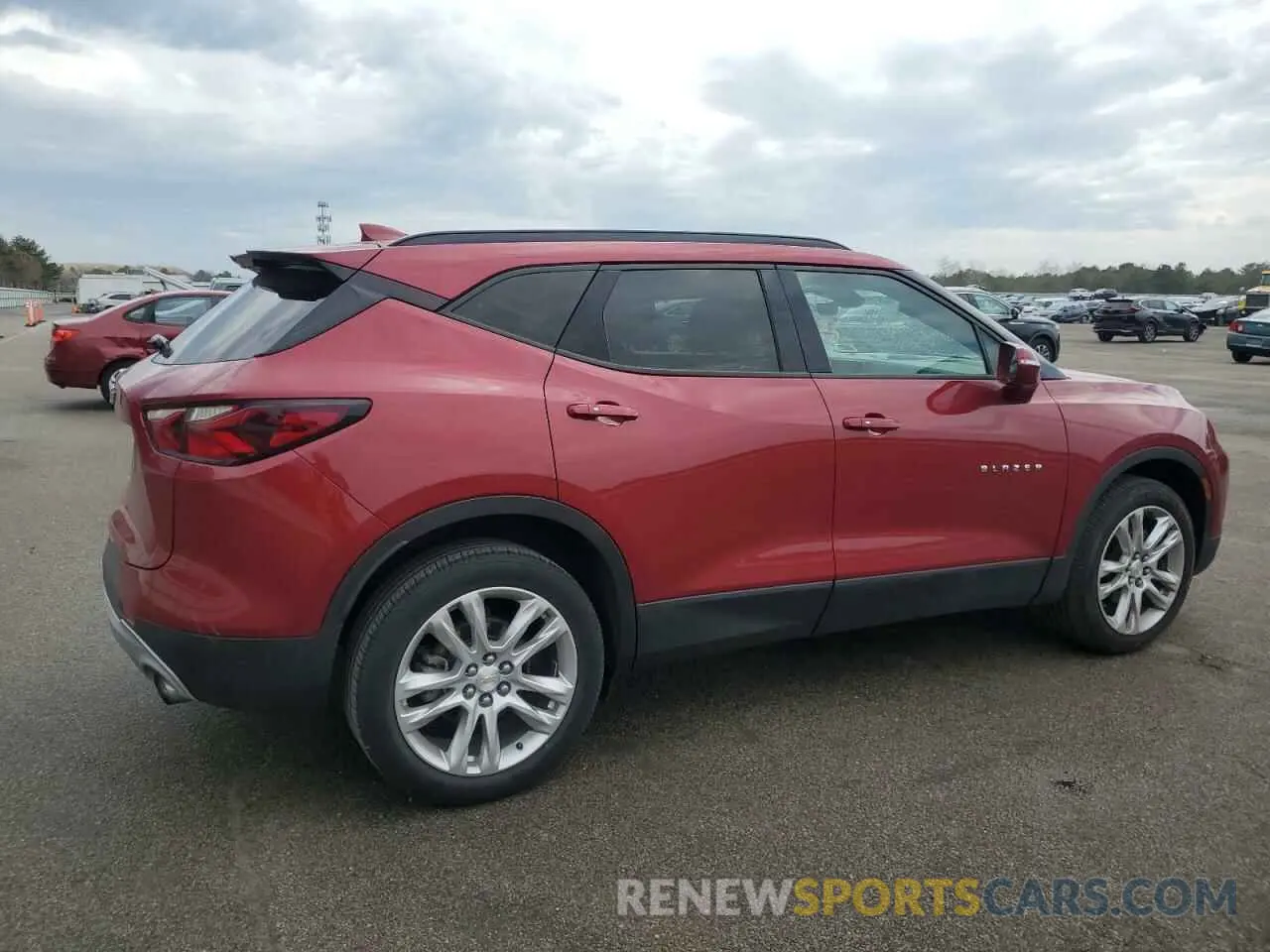 3 fotografías del automóvil dañado 3GNKBDRS9KS656635 CHEVROLET BLAZER 2019