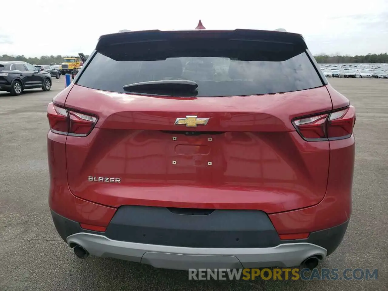 6 fotografías del automóvil dañado 3GNKBDRS9KS656635 CHEVROLET BLAZER 2019