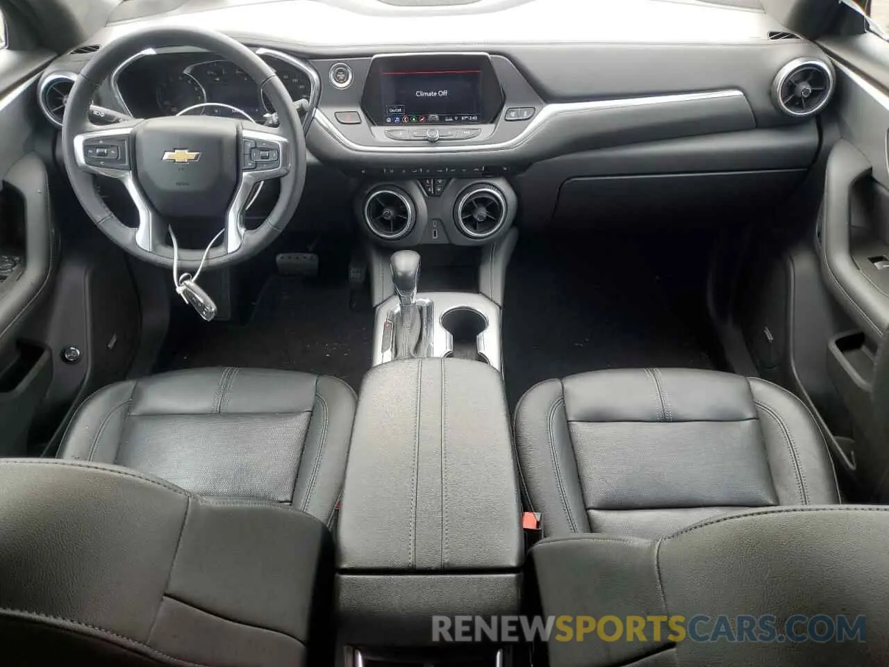 8 fotografías del automóvil dañado 3GNKBDRS9KS656635 CHEVROLET BLAZER 2019