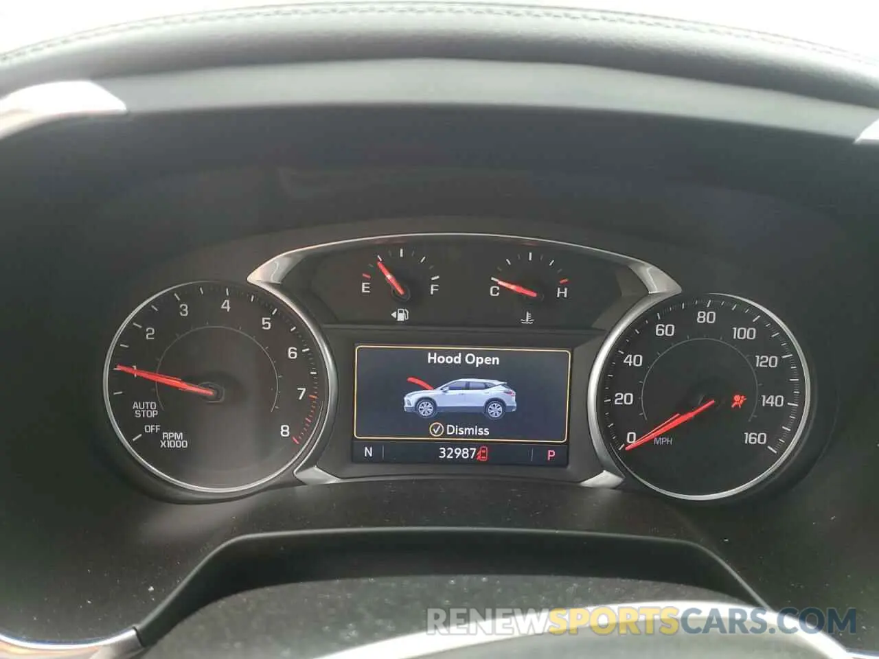 9 fotografías del automóvil dañado 3GNKBDRS9KS656635 CHEVROLET BLAZER 2019