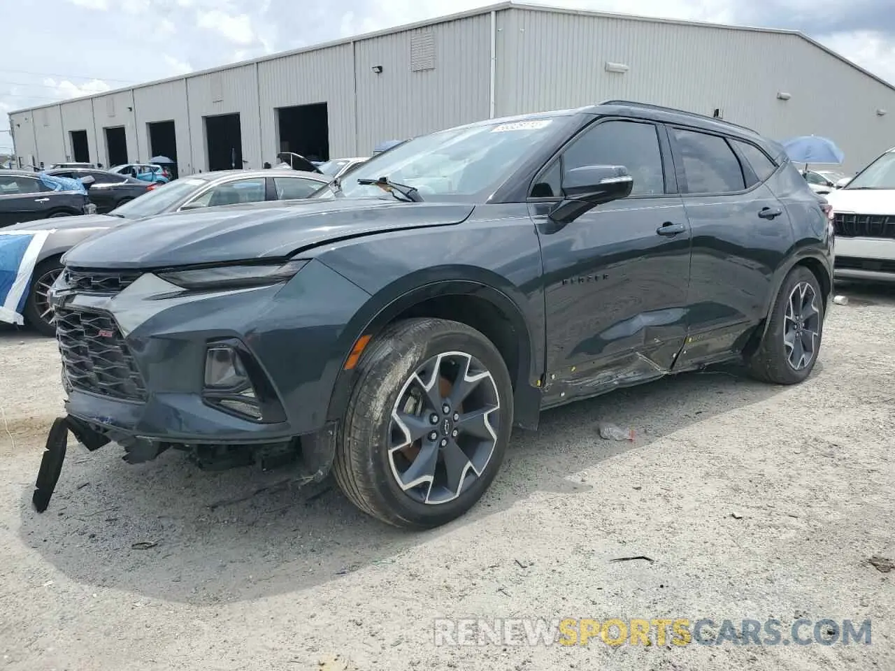 1 fotografías del automóvil dañado 3GNKBERS2KS696836 CHEVROLET BLAZER 2019