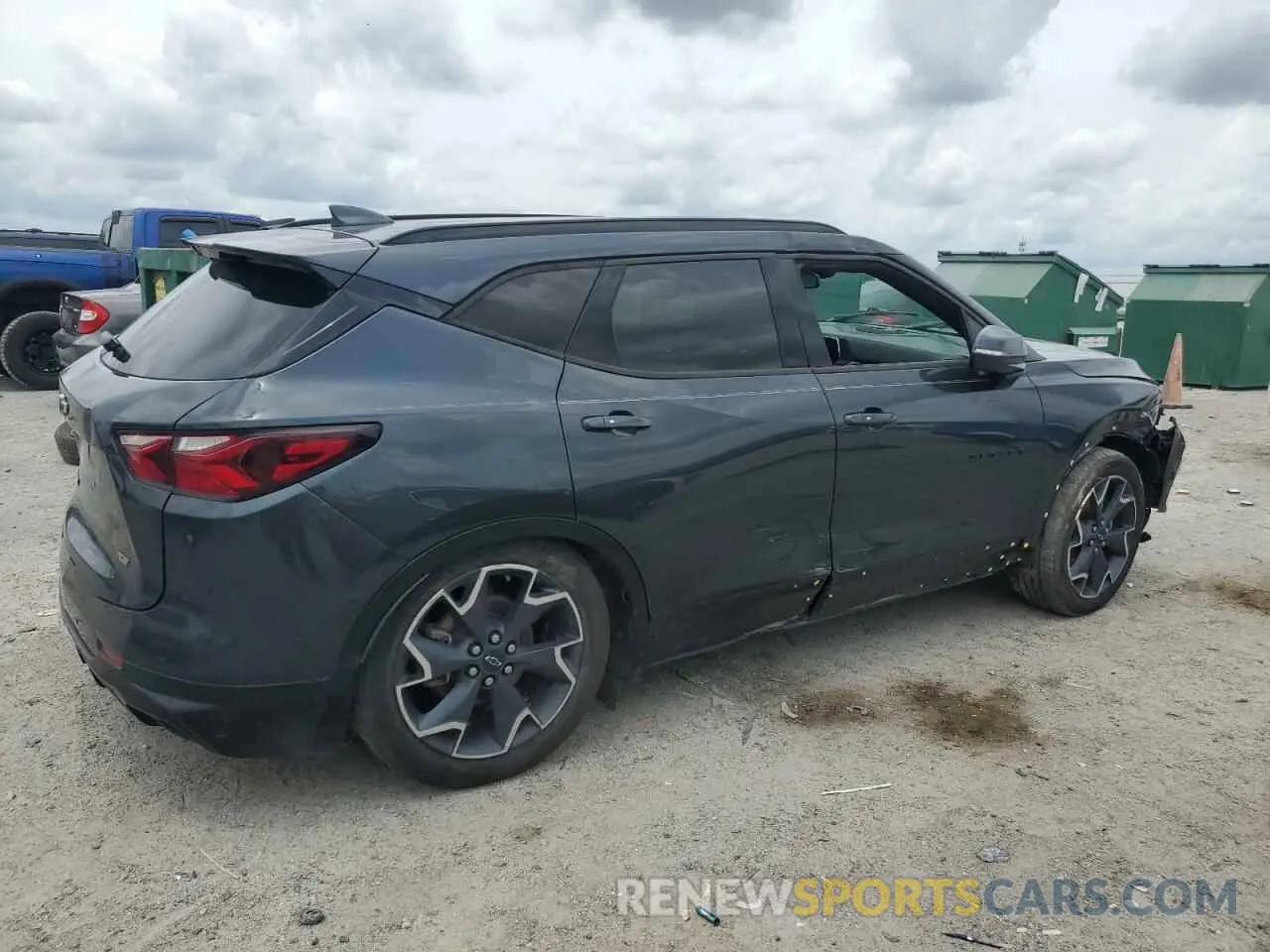 3 fotografías del automóvil dañado 3GNKBERS2KS696836 CHEVROLET BLAZER 2019