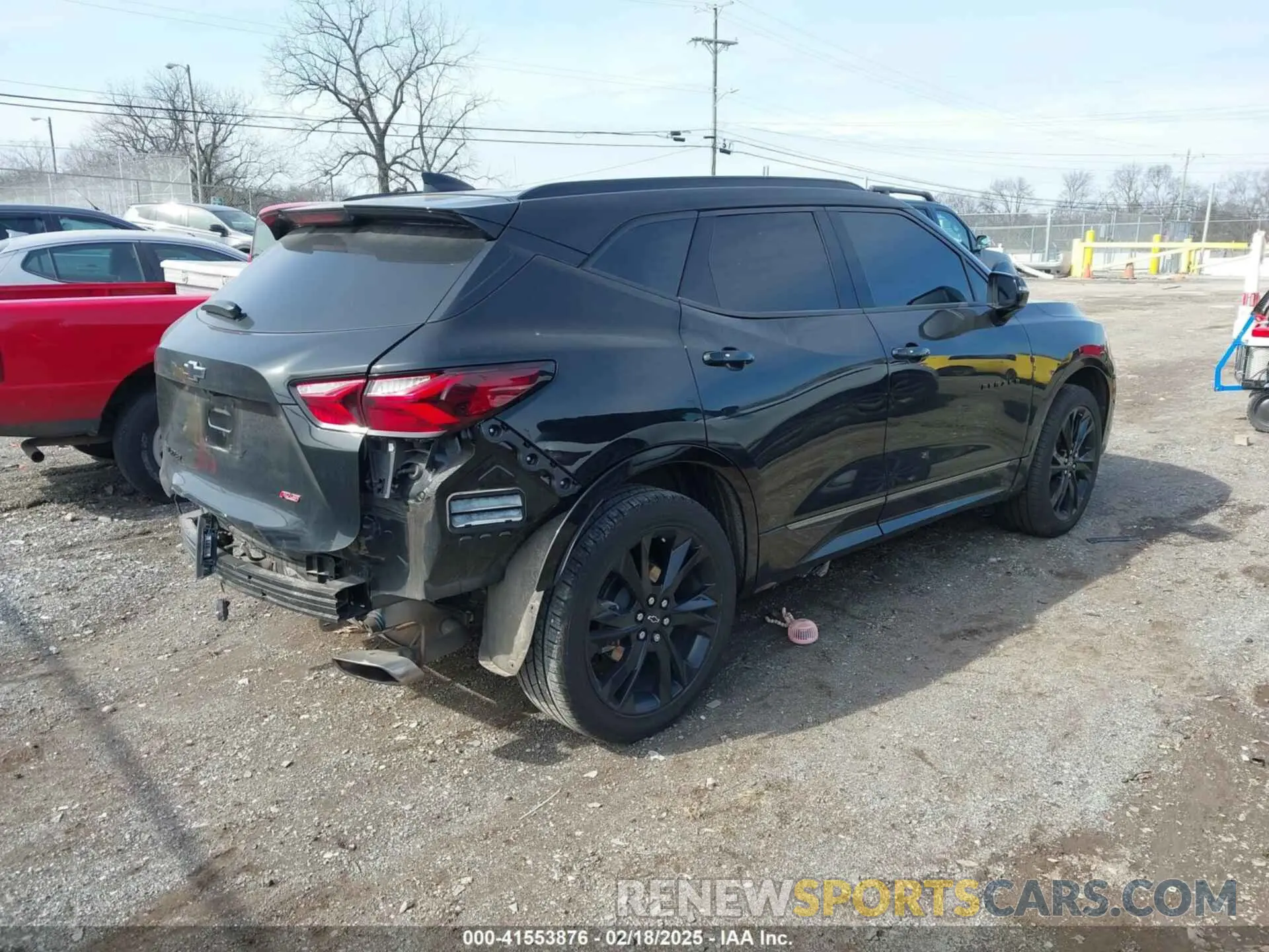 4 fotografías del automóvil dañado 3GNKBERS3KS638590 CHEVROLET BLAZER 2019