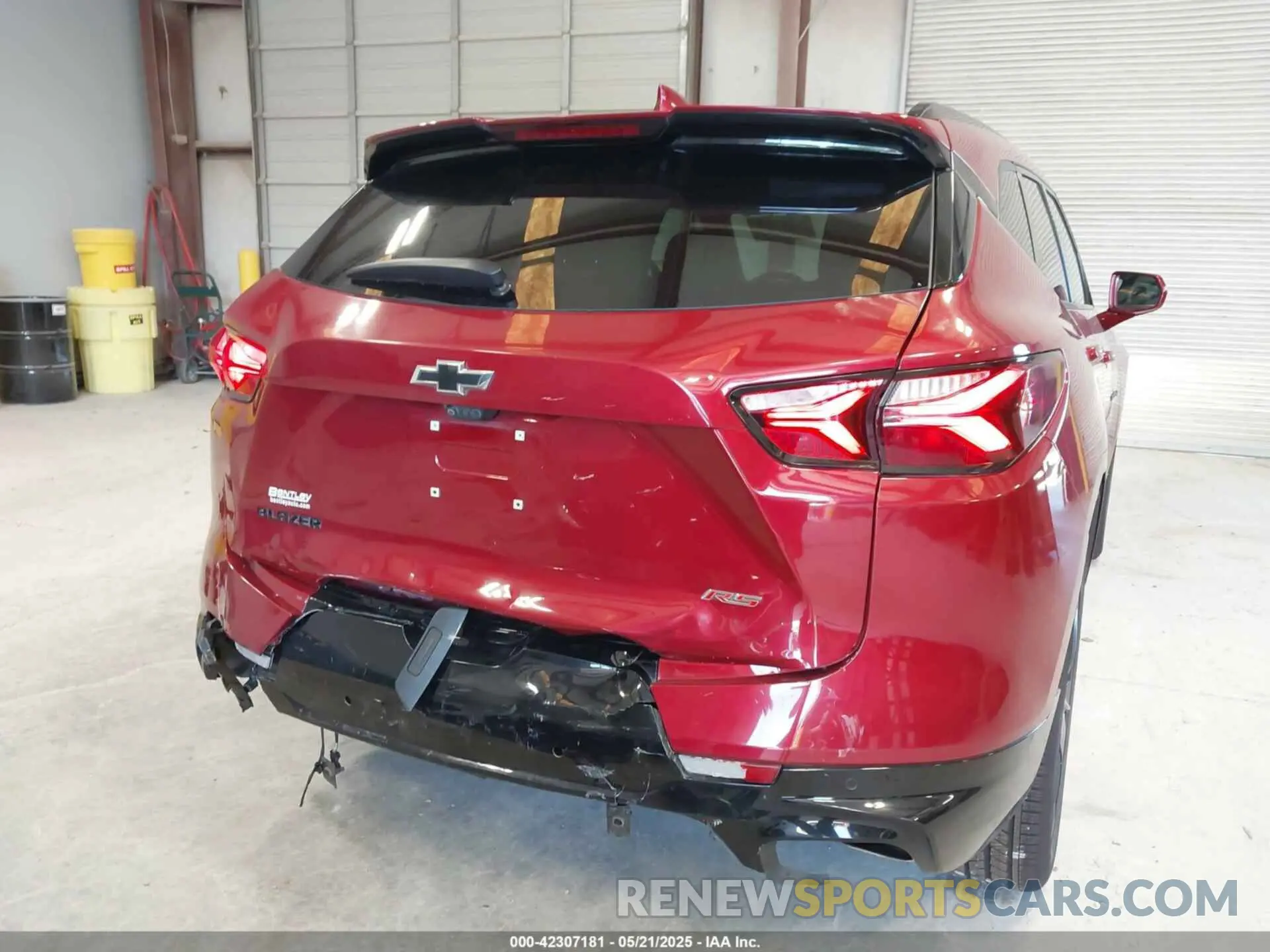 6 fotografías del automóvil dañado 3GNKBERS3KS681486 CHEVROLET BLAZER 2019