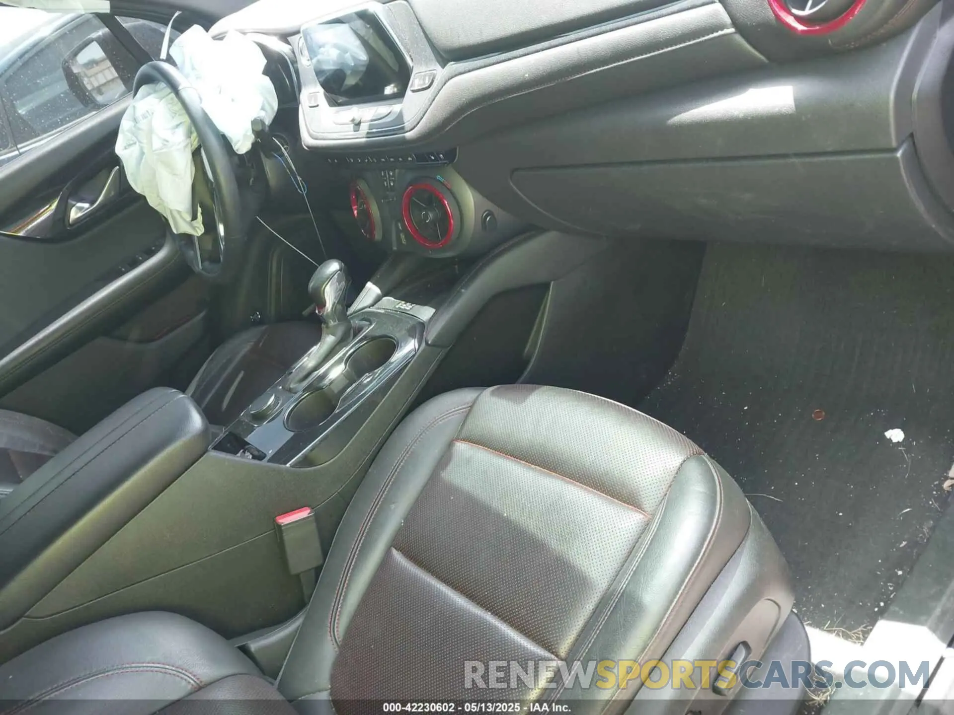 5 fotografías del automóvil dañado 3GNKBERS6KS663807 CHEVROLET BLAZER 2019