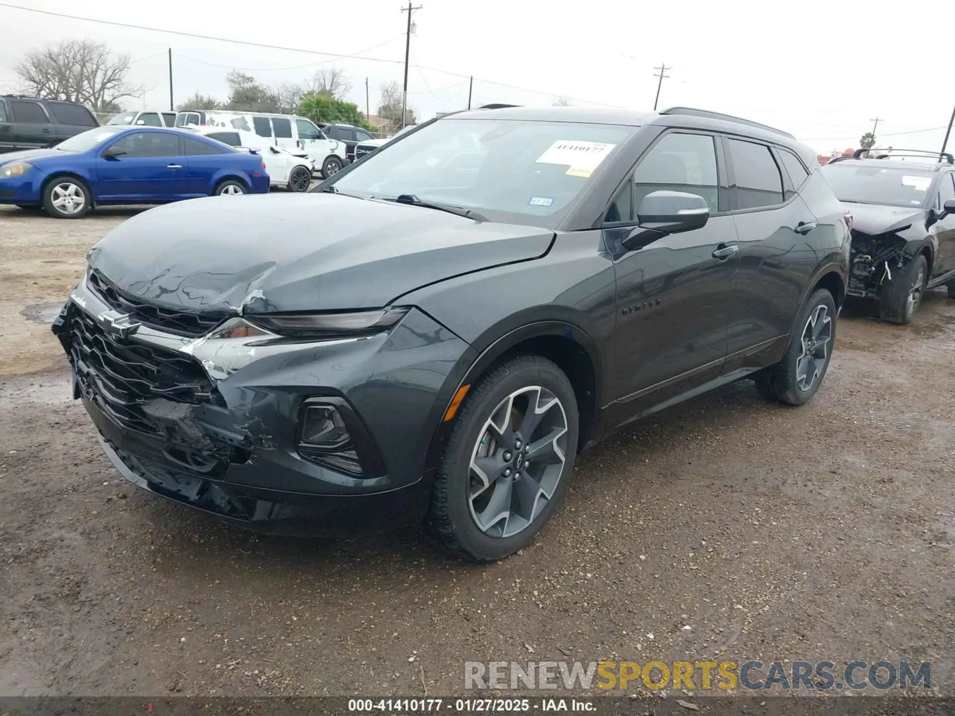 2 fotografías del automóvil dañado 3GNKBERS8KS689910 CHEVROLET BLAZER 2019