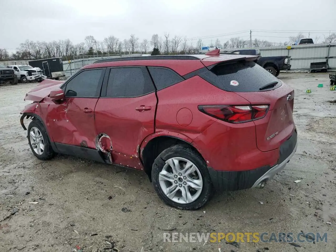 2 fotografías del automóvil dañado 3GNKBGRS4KS643096 CHEVROLET BLAZER 2019