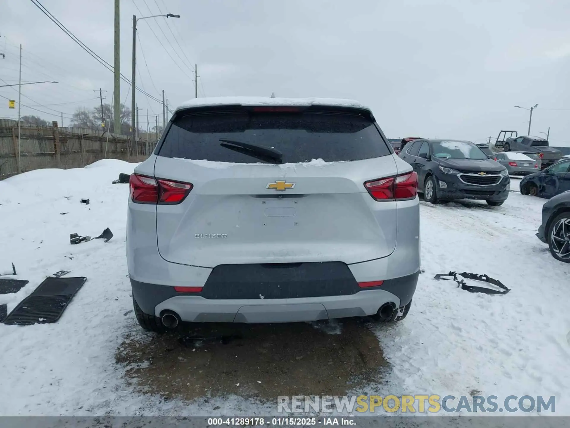 15 fotografías del automóvil dañado 3GNKBGRS6KS571642 CHEVROLET BLAZER 2019