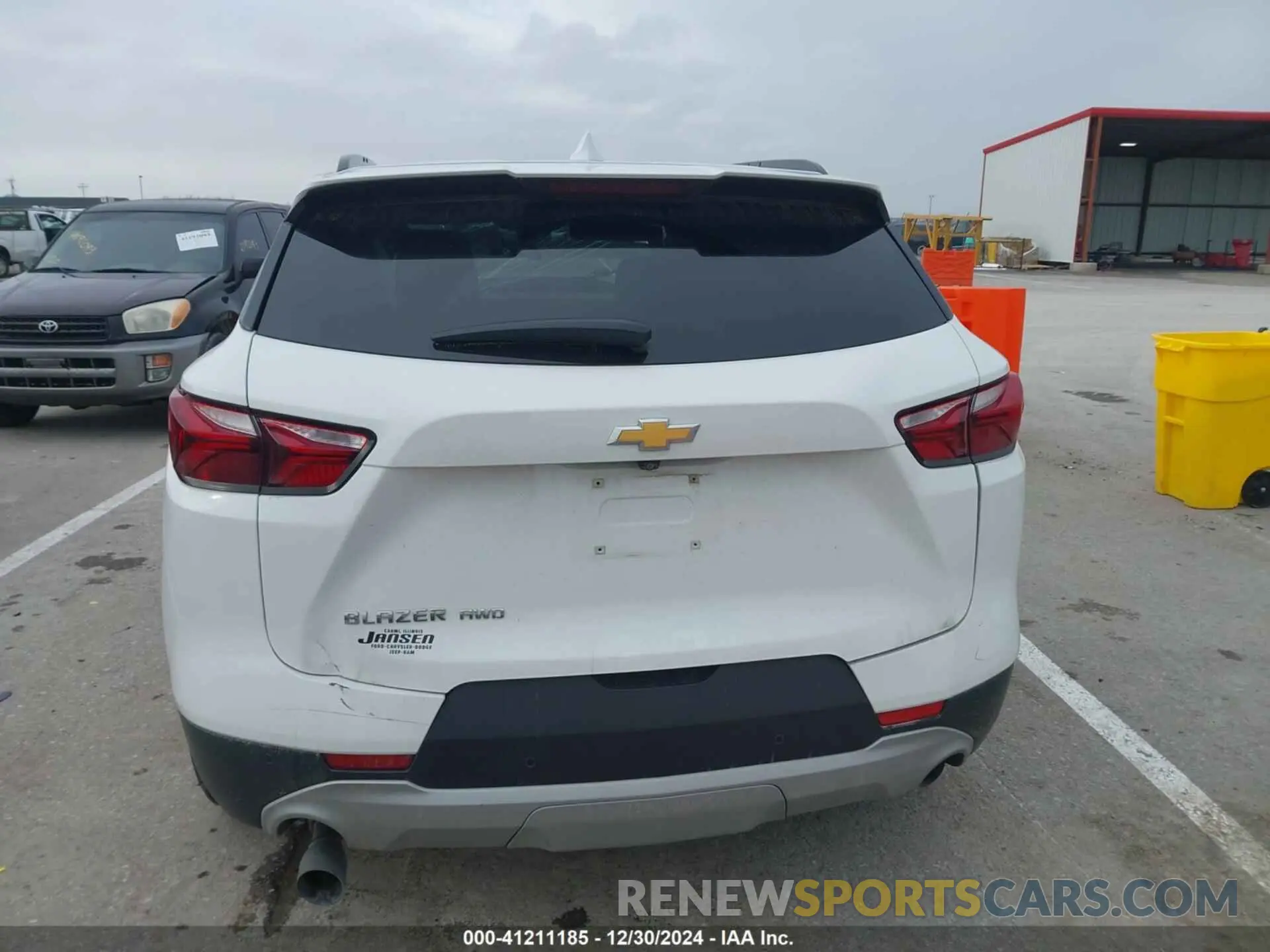 16 fotografías del automóvil dañado 3GNKBGRS7KS647577 CHEVROLET BLAZER 2019