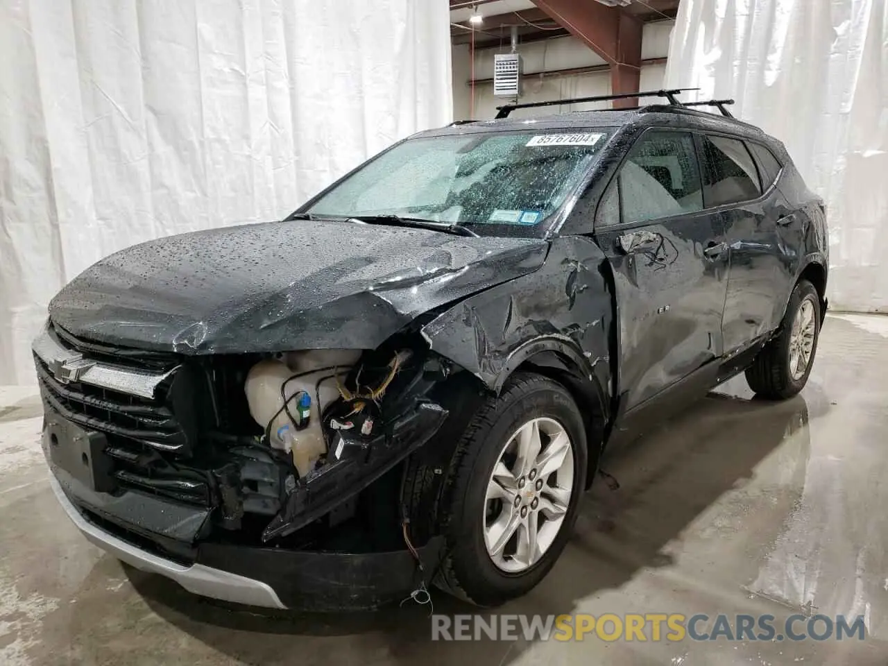 1 fotografías del automóvil dañado 3GNKBGRSXKS656015 CHEVROLET BLAZER 2019
