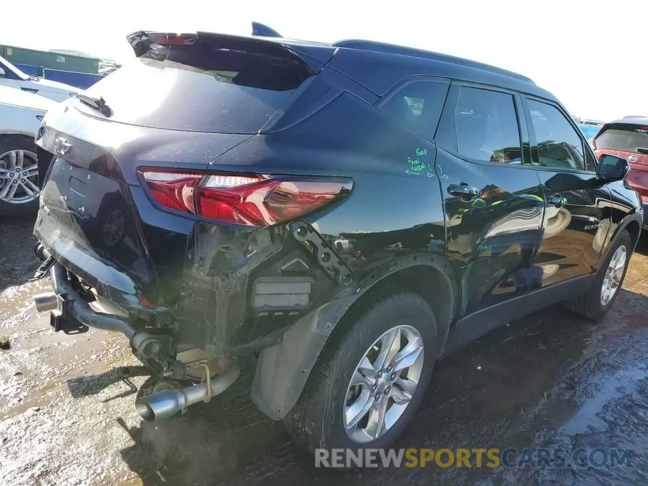 3 fotografías del automóvil dañado 3GNKBHRS9KS700320 CHEVROLET BLAZER 2019