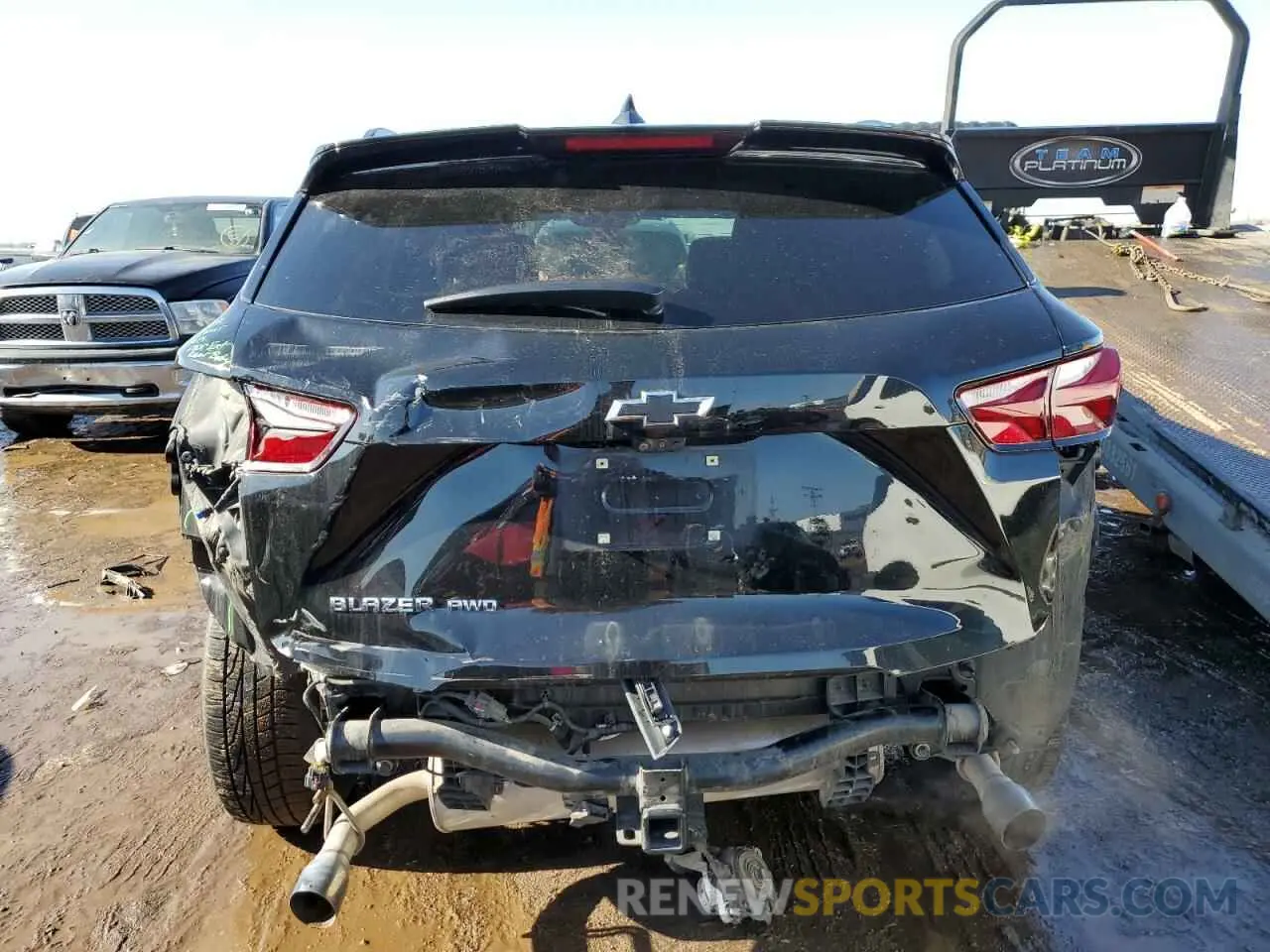 6 fotografías del automóvil dañado 3GNKBHRS9KS700320 CHEVROLET BLAZER 2019