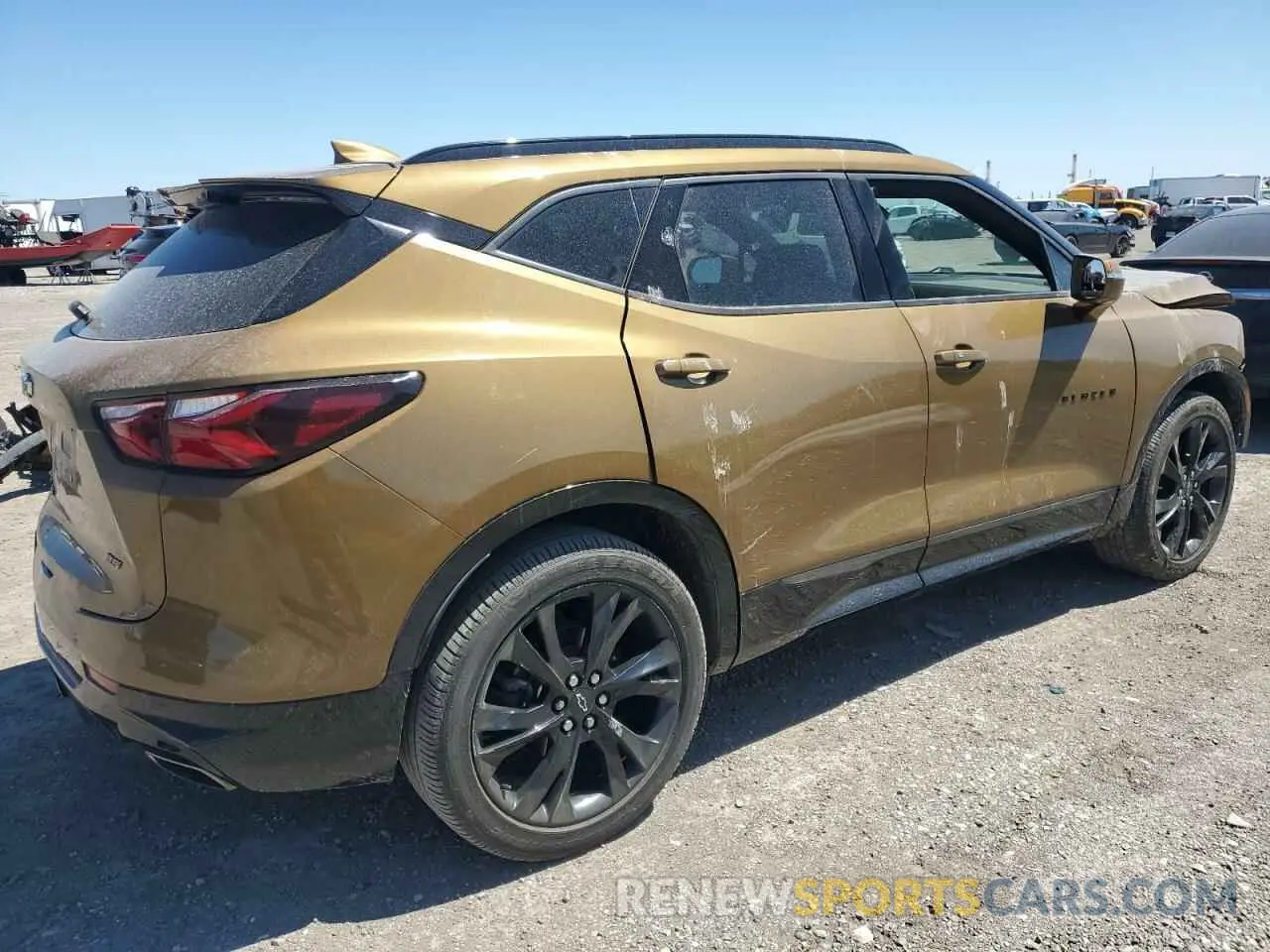 3 fotografías del automóvil dañado 3GNKBJRS3KS680296 CHEVROLET BLAZER 2019