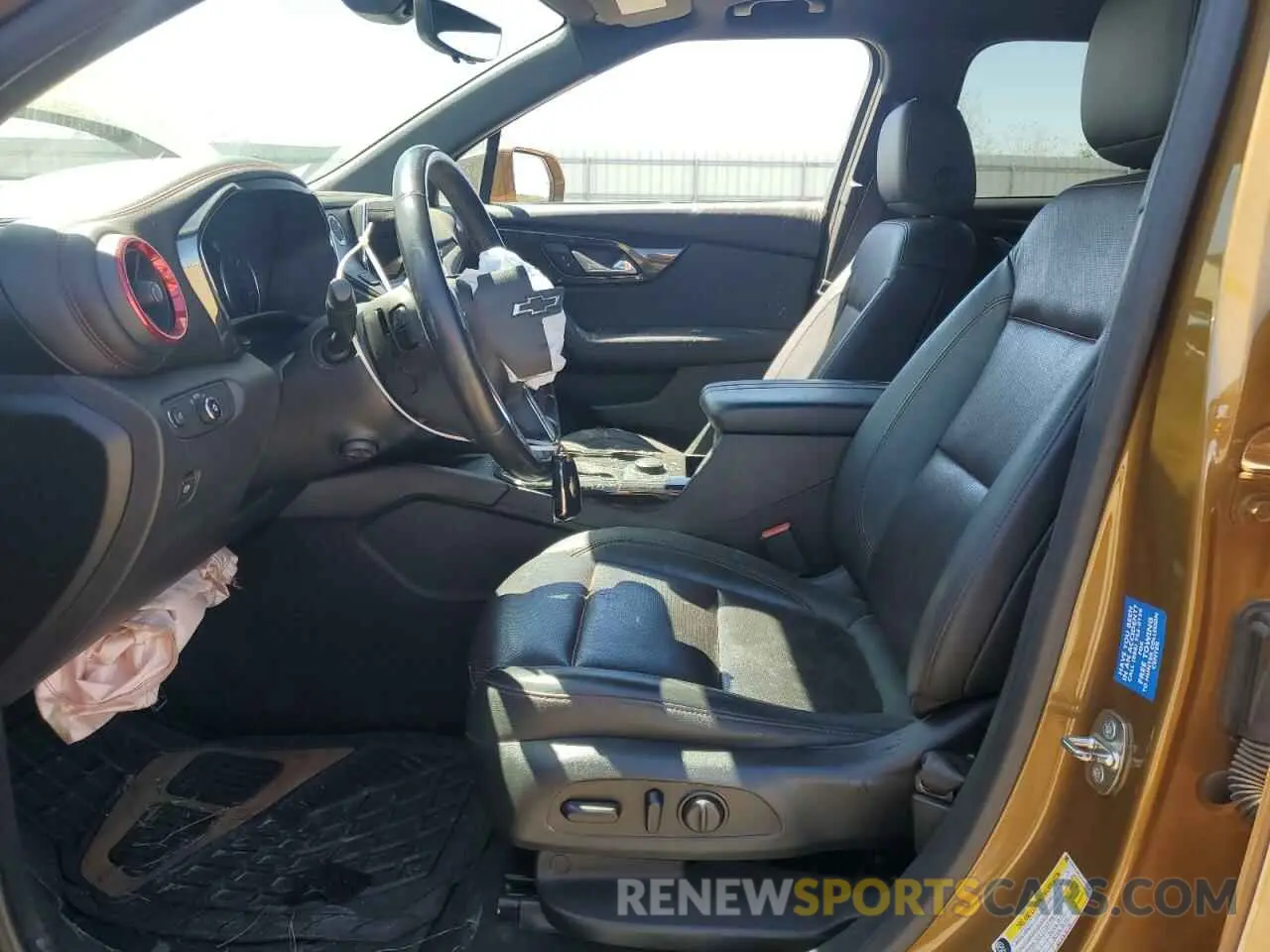 7 fotografías del automóvil dañado 3GNKBJRS3KS680296 CHEVROLET BLAZER 2019