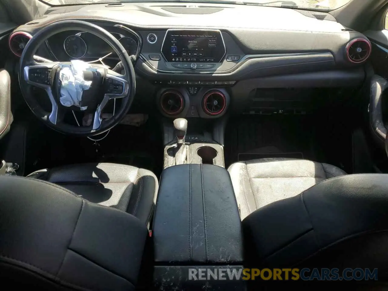 8 fotografías del automóvil dañado 3GNKBJRS3KS680296 CHEVROLET BLAZER 2019