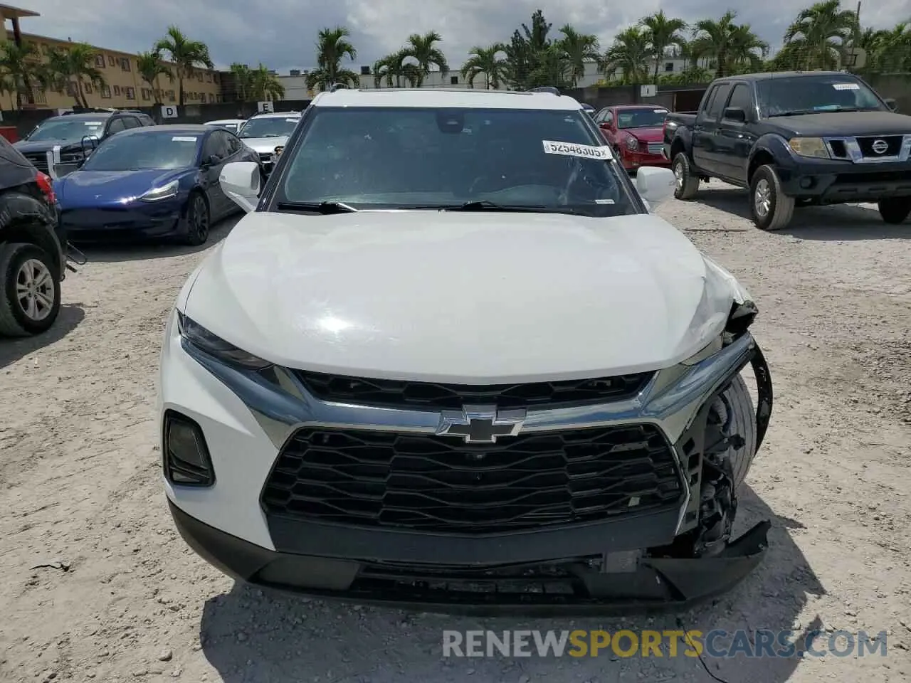 5 fotografías del automóvil dañado 3GNKBJRS5KS700855 CHEVROLET BLAZER 2019
