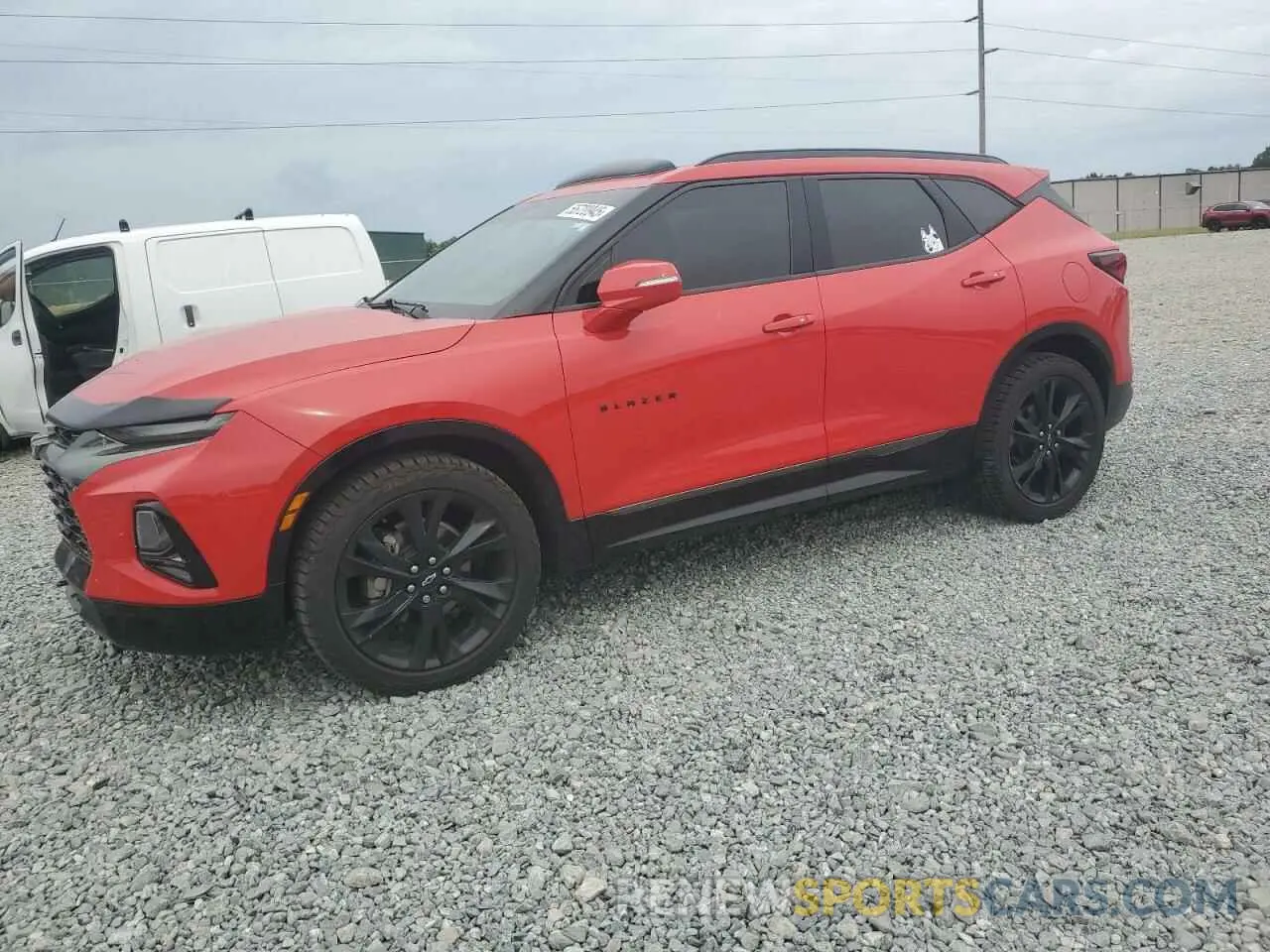 1 fotografías del automóvil dañado 3GNKBJRS7KS691785 CHEVROLET BLAZER 2019