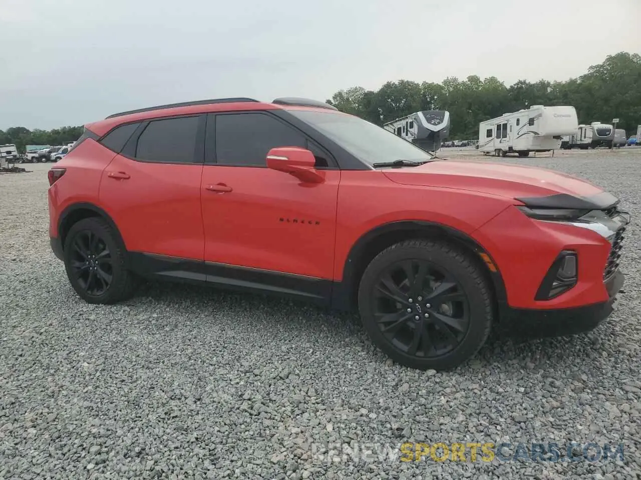 4 fotografías del automóvil dañado 3GNKBJRS7KS691785 CHEVROLET BLAZER 2019