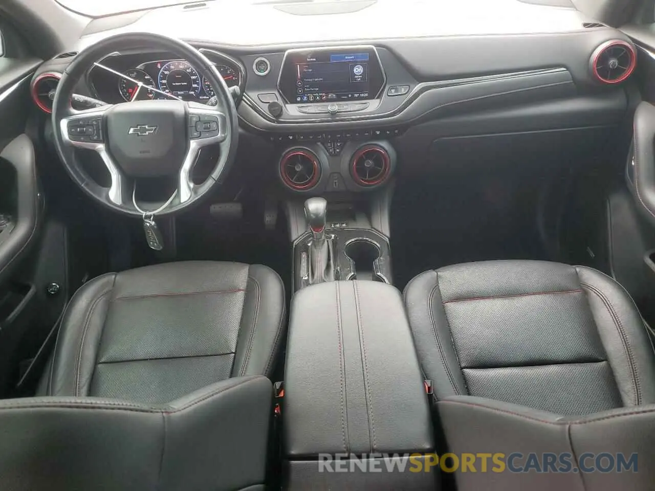 8 fotografías del automóvil dañado 3GNKBJRS7KS691785 CHEVROLET BLAZER 2019