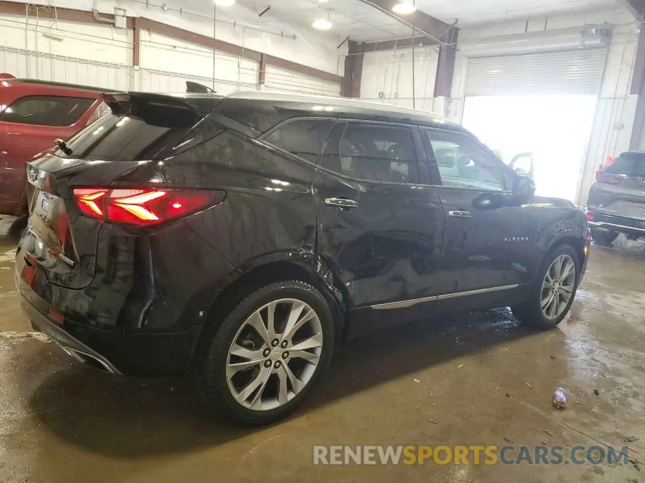 3 fotografías del automóvil dañado 3GNKBKRS7KS688536 CHEVROLET BLAZER 2019
