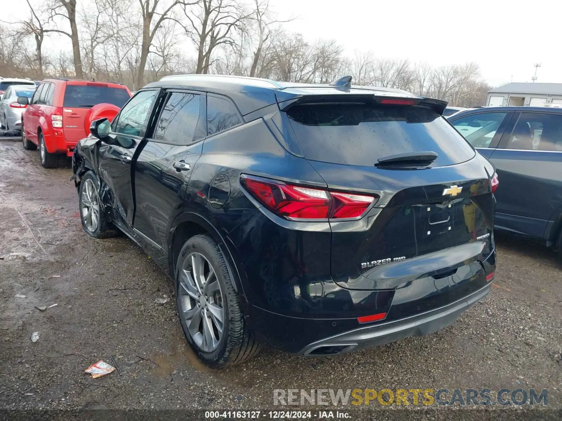 3 fotografías del automóvil dañado 3GNKBKRS8KS697942 CHEVROLET BLAZER 2019