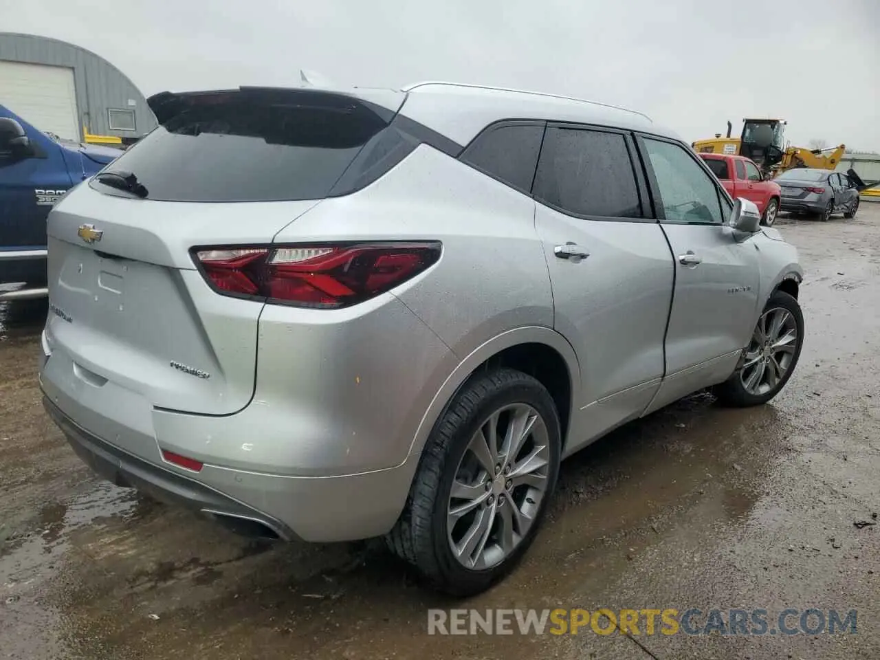 3 fotografías del automóvil dañado 3GNKBKRSXKS577401 CHEVROLET BLAZER 2019