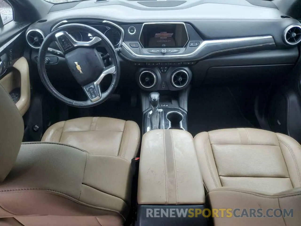 8 fotografías del automóvil dañado 3GNKBKRSXKS577401 CHEVROLET BLAZER 2019