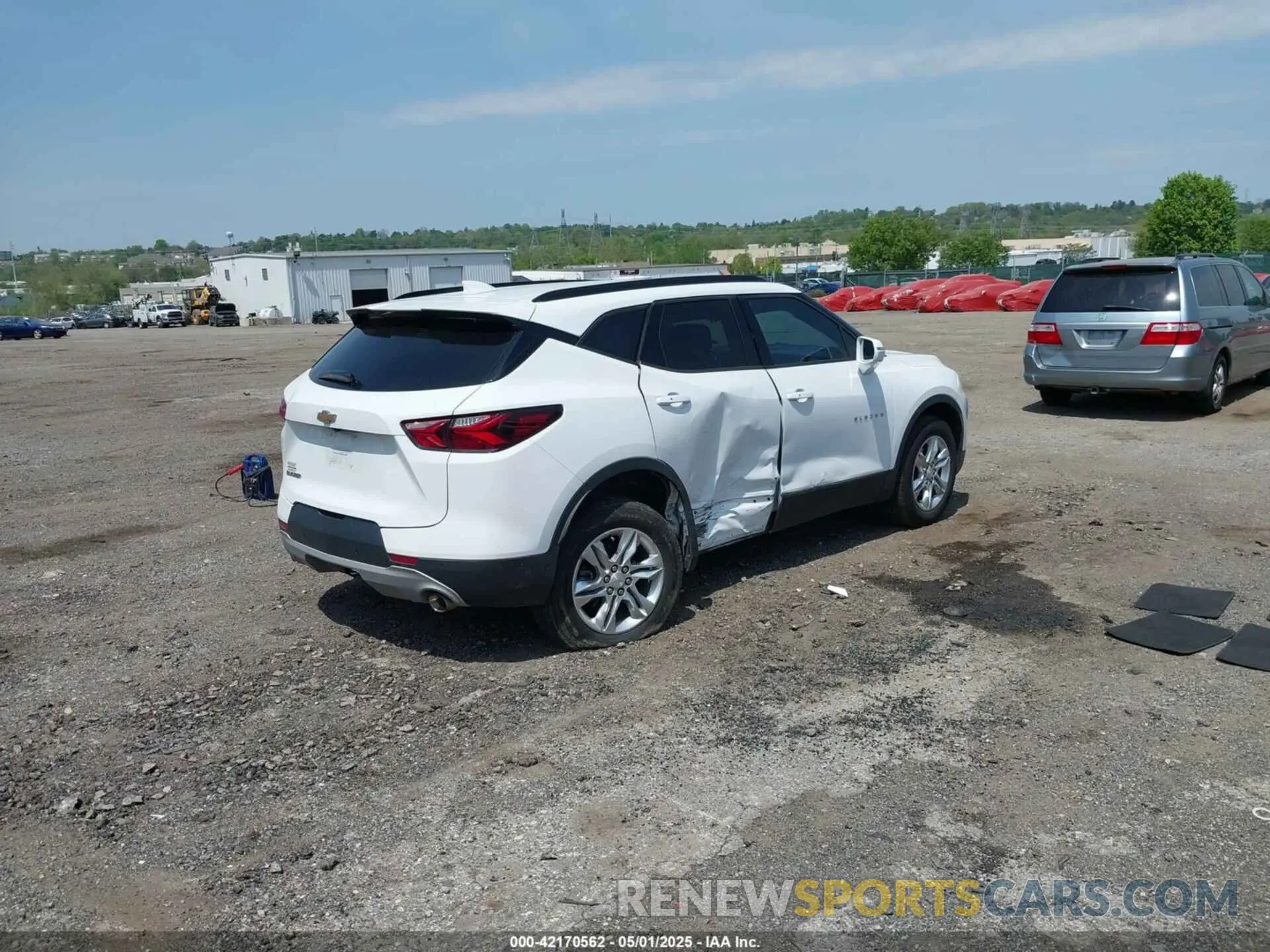 4 fotografías del automóvil dañado 3GNKBBRA0LS607451 CHEVROLET BLAZER 2020