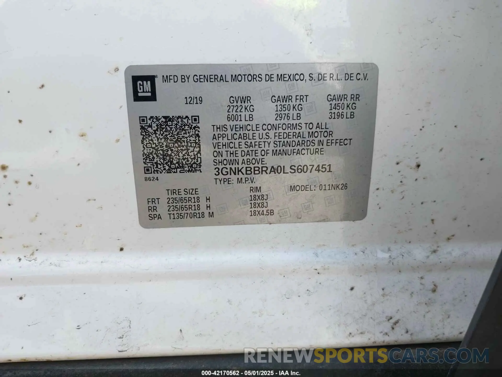 9 fotografías del automóvil dañado 3GNKBBRA0LS607451 CHEVROLET BLAZER 2020