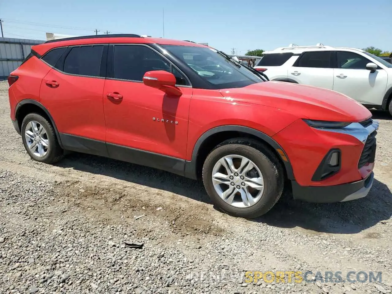 4 fotografías del automóvil dañado 3GNKBBRA1LS617387 CHEVROLET BLAZER 2020