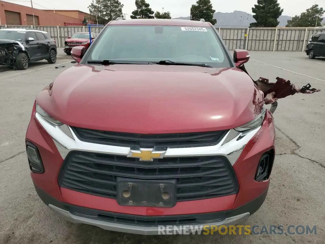 5 fotografías del automóvil dañado 3GNKBBRA1LS667965 CHEVROLET BLAZER 2020