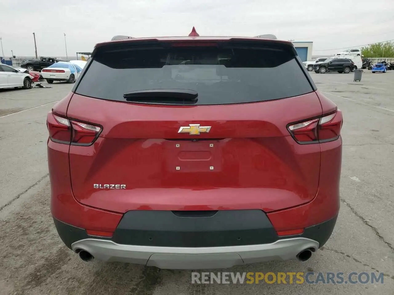 6 fotografías del automóvil dañado 3GNKBBRA1LS667965 CHEVROLET BLAZER 2020