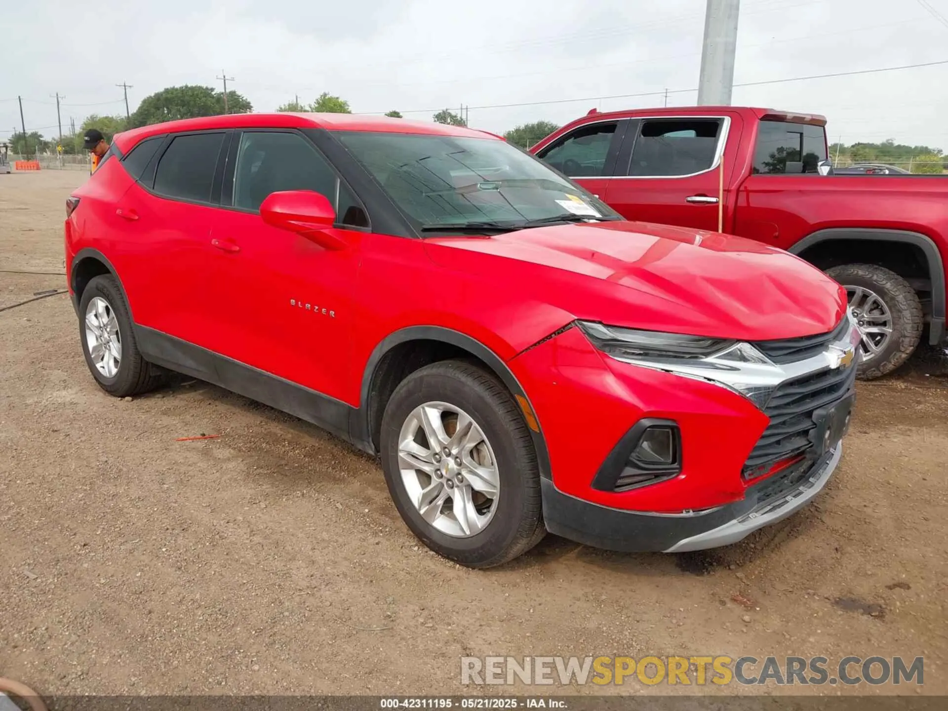 1 fotografías del automóvil dañado 3GNKBBRA2LS699128 CHEVROLET BLAZER 2020